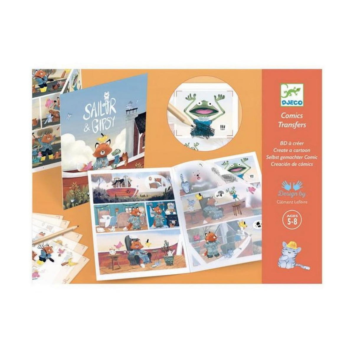 Djeco Decalcomanie Sailor et Gipsy