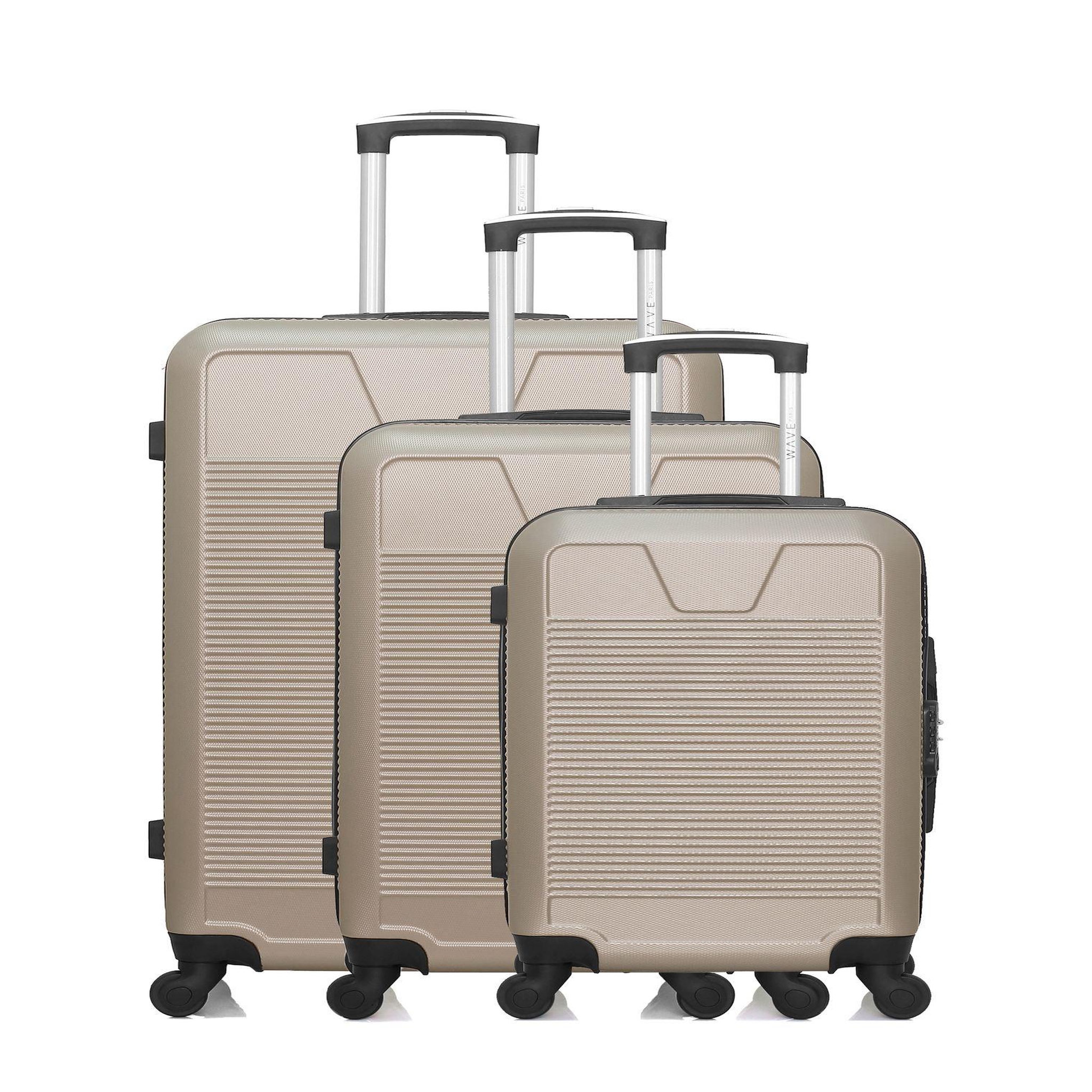 WAVE PARIS Set de 3 valises rigides selenga