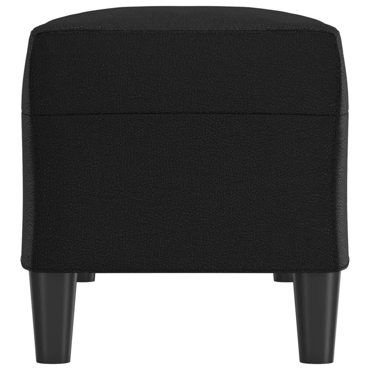 VIDAXL Banc Noir 100x35x41 cm Similicuir