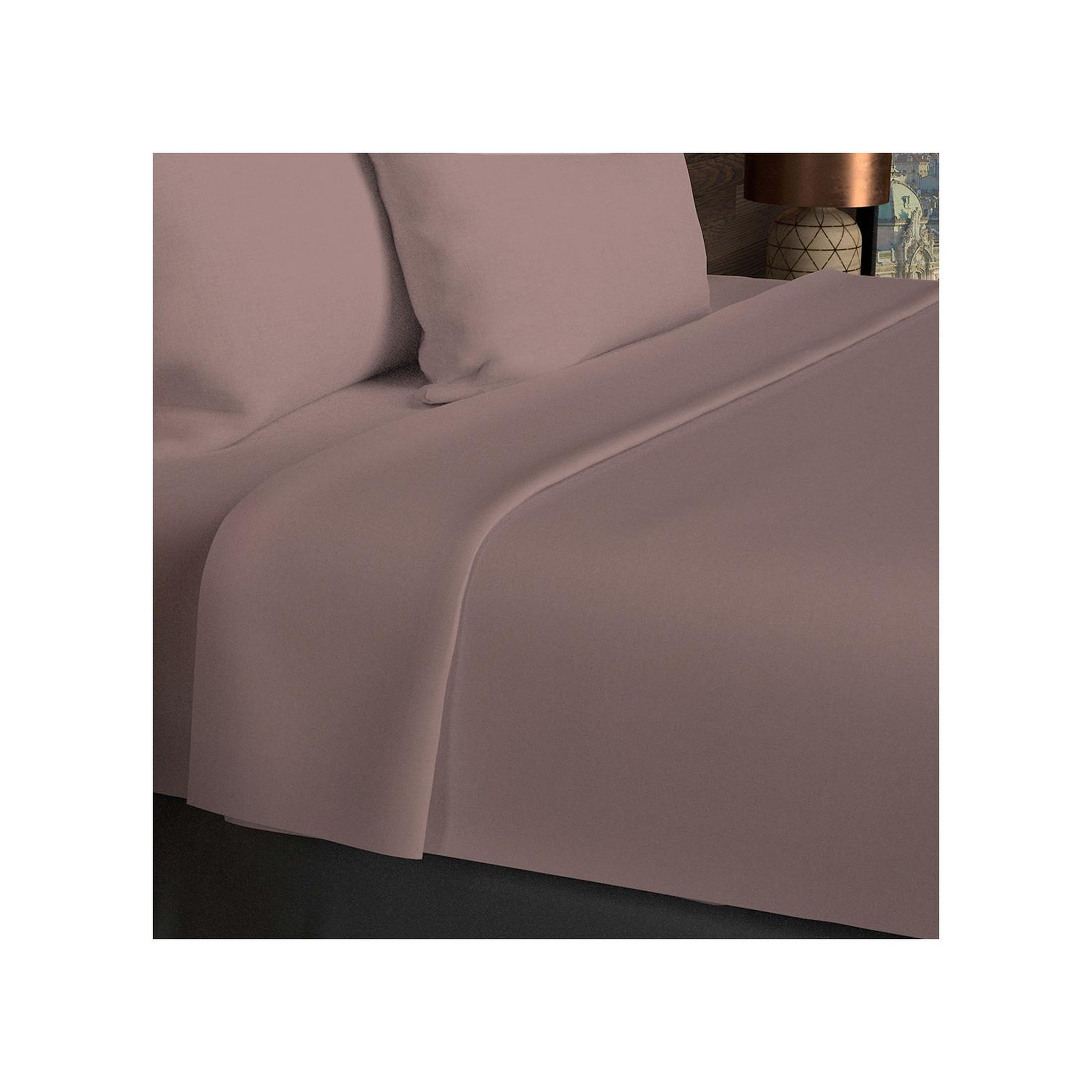 Voir la diapositive 1 : SOLEIL D'OCRE Drap plat en coton 57 fils UNI, par Soleil d'ocre
