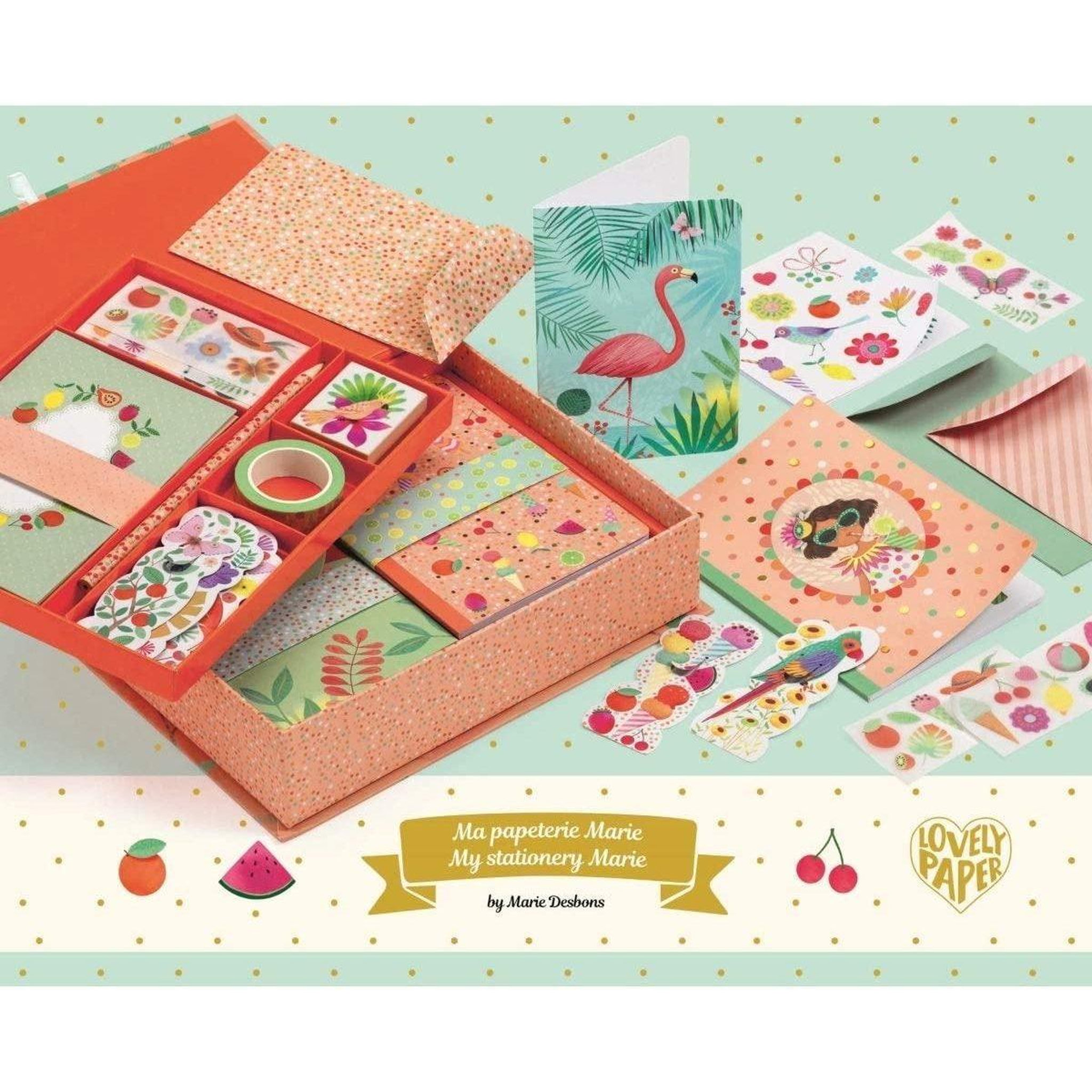 Voir la diapositive 2 : Djeco Coffret boite a musique - ma papeterie marie