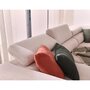 Voir la diapositive 5 : BEST MOBILIER Zaria - canapé d'angle droit - convertible avec coffre et têtières réglables - 5 places - en velours côtelé