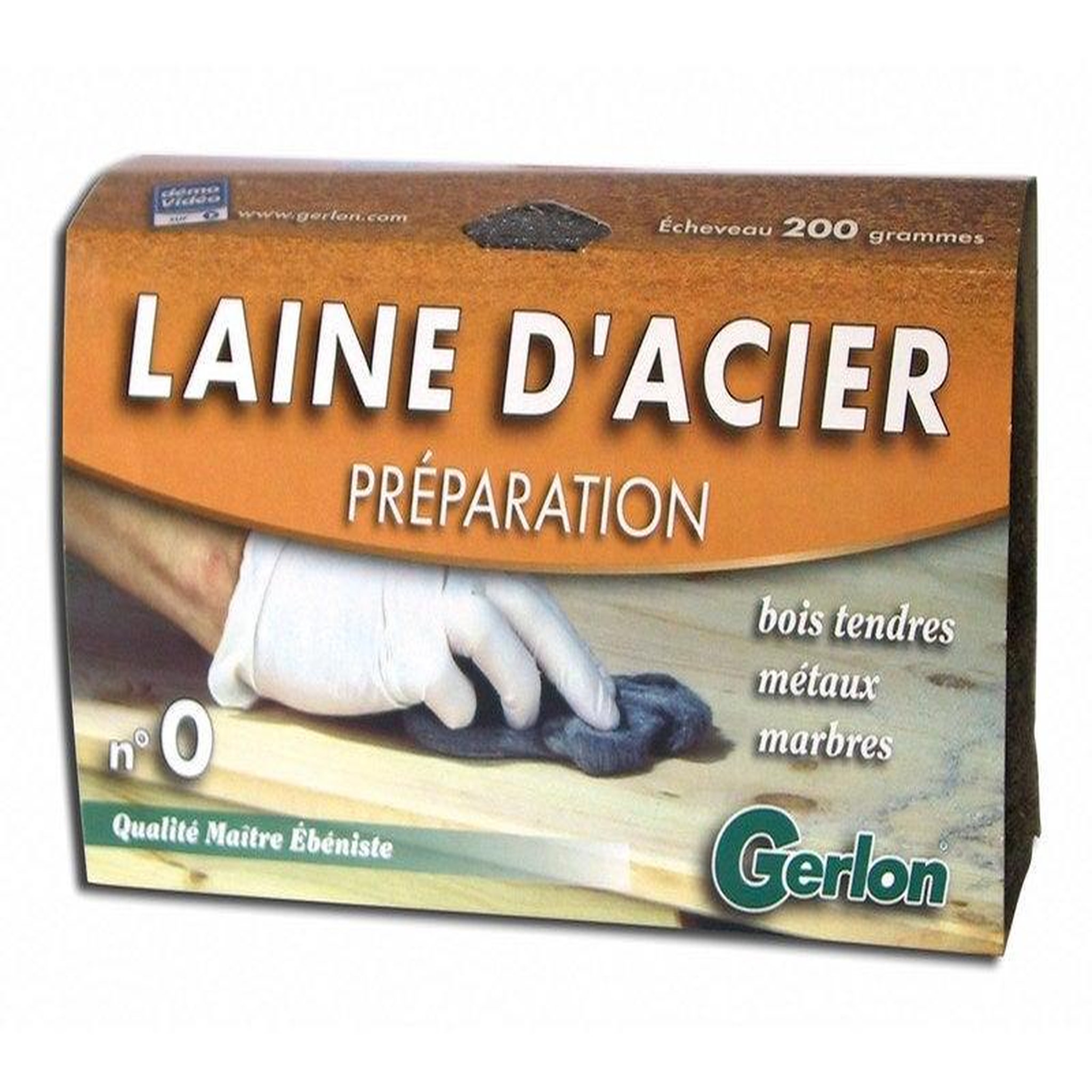 GERLON Laine D'Acier De Préparation Gerlon N°0, 200 G
