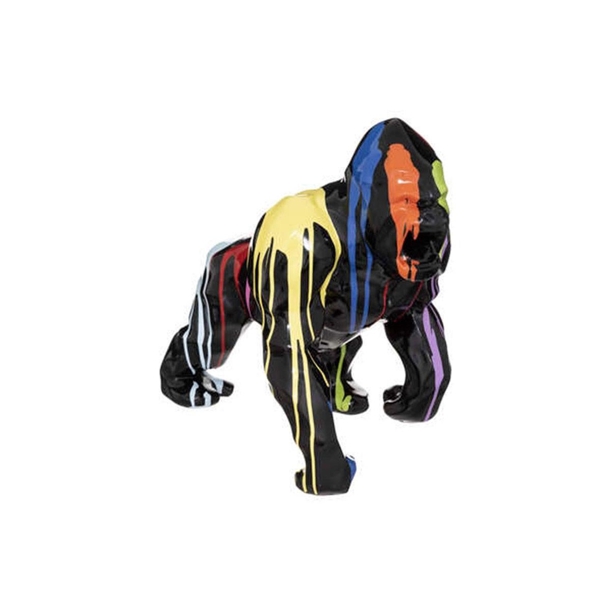 Voir la diapositive 1 : ATMOSPHERA Statuette Gorille Déco  Trash  45cm Noir