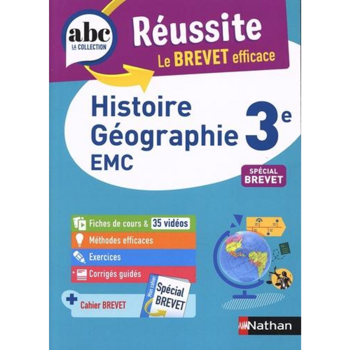 HISTOIRE-GEOGRAPHIE, ENSEIGNEMENT MORAL ET CIVIQUE 3E. EDITION 2022, Pralon Grégoire