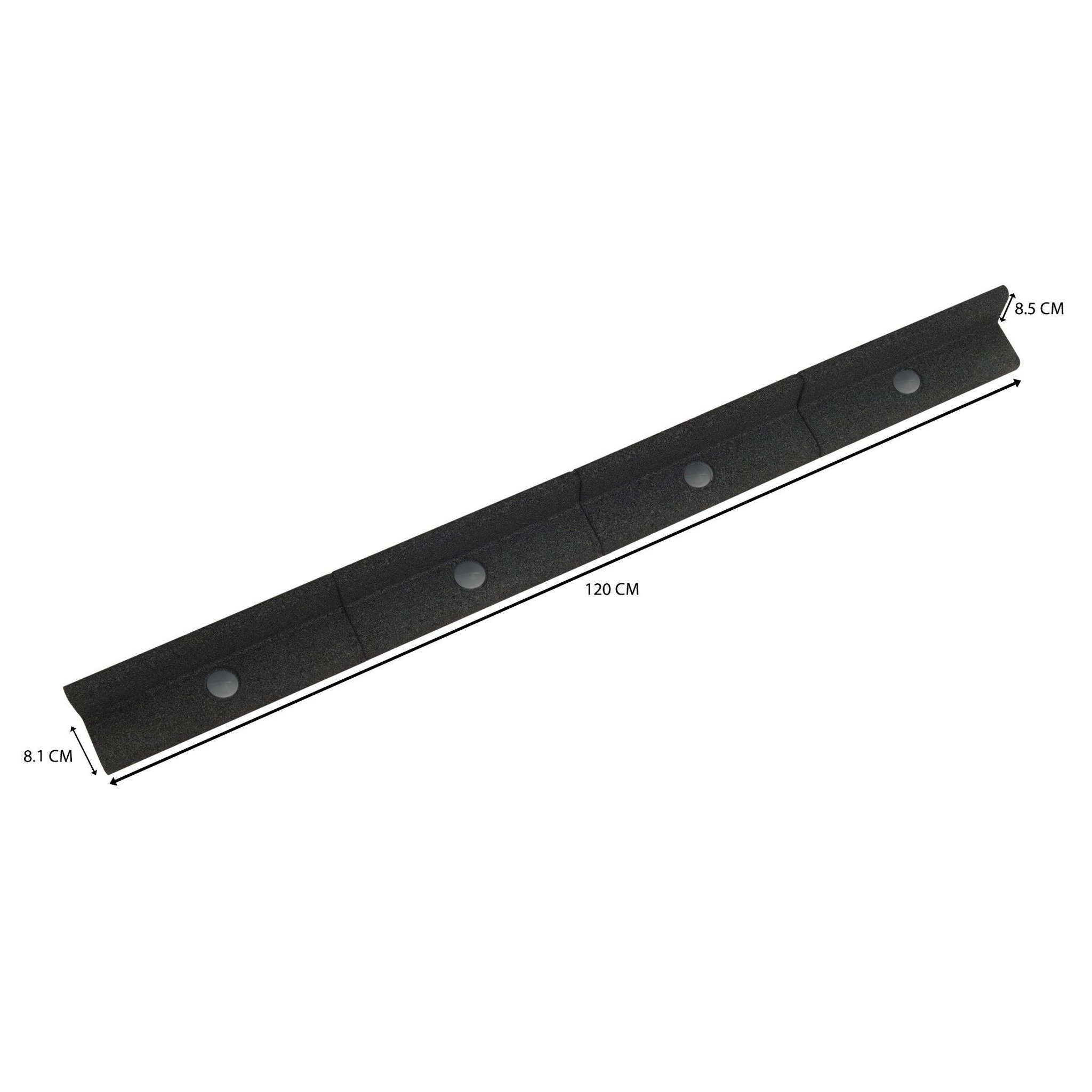 Voir la diapositive 5 : MONSTERSHOP Lot de 12 bordures de jardin flexibles en caoutchouc 1,2 m & maillet