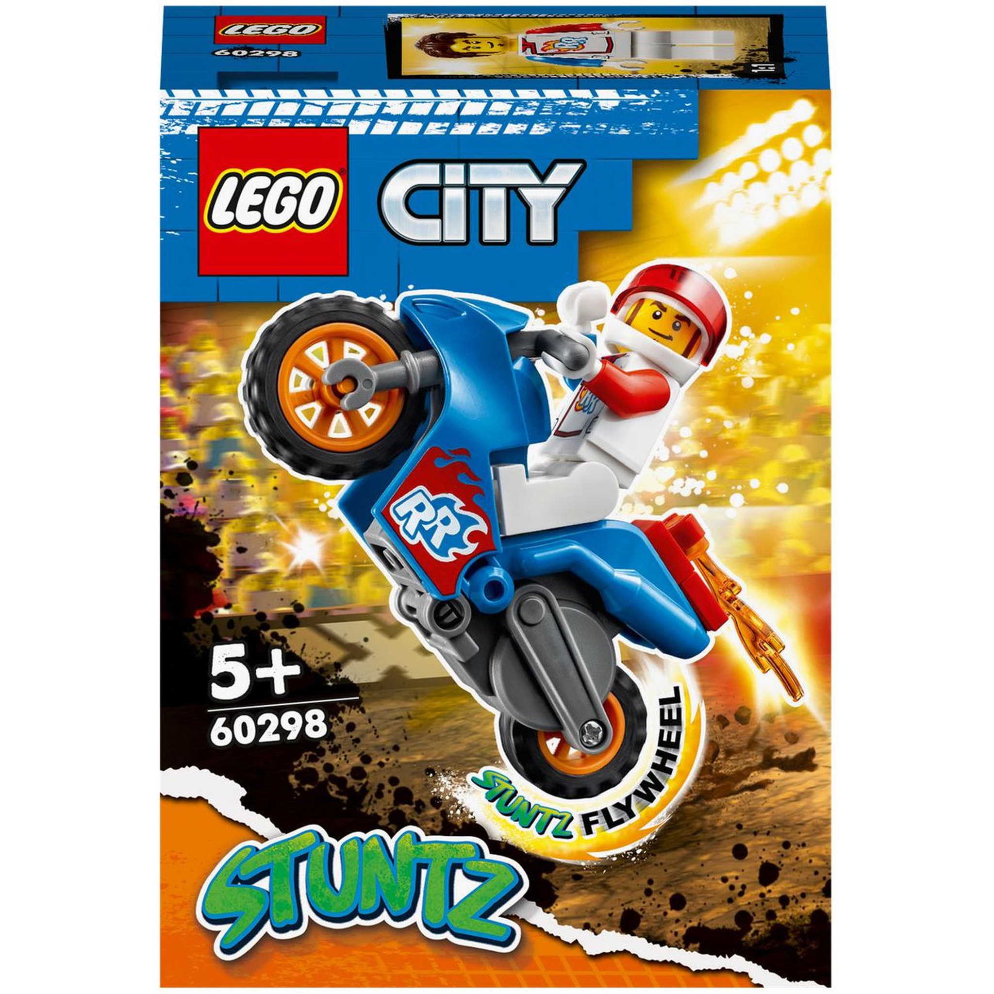 Voir la diapositive 1 : LEGO City Stuntz 60298 La moto de cascade Fusée