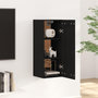 Voir la diapositive 3 : VIDAXL Armoire murale Noir 35x34x90 cm Bois d'ingenierie