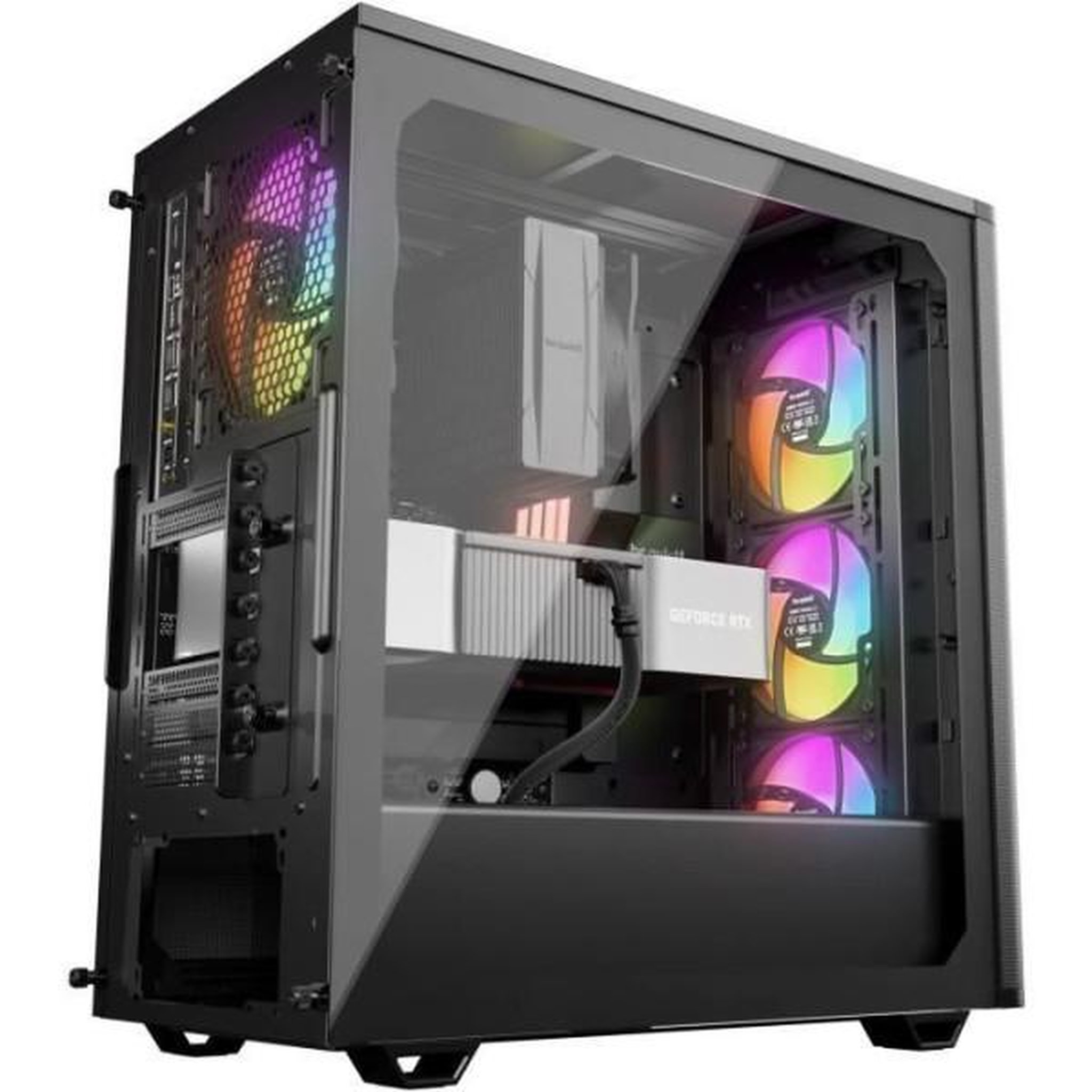 Voir la diapositive 6 : BE QUIET Boîtier pc - be quiet! - pure base 501 lx - noir - tour midi - atx