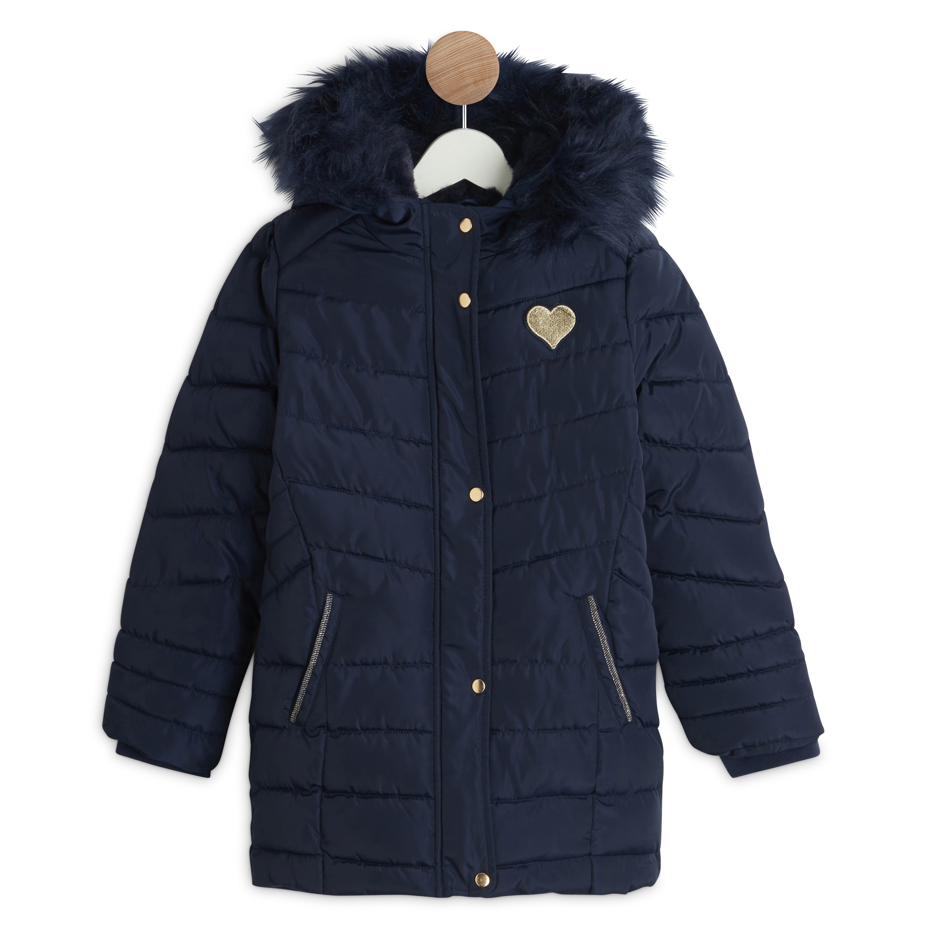 Manteau D'hiver Fille Nono Taille 9-10 Ans - Gris, à Capuche Amovible, Occasion Très Bon état