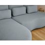 Voir la diapositive 4 : LISA DESIGN Mahina - canapé d'angle gauche - 4 places - convertible avec coffre - en tissu bouclette
