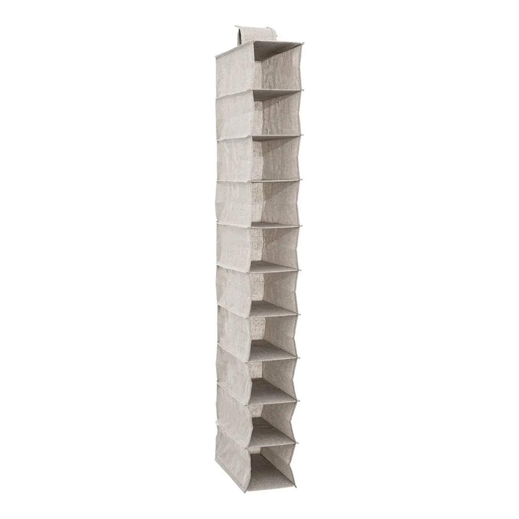 Voir la diapositive 1 : Paris Prix Rangement chaussures 10 cases  orga  120cm naturel