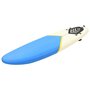 VIDAXL Planche de surf 170 cm Bleu et creme