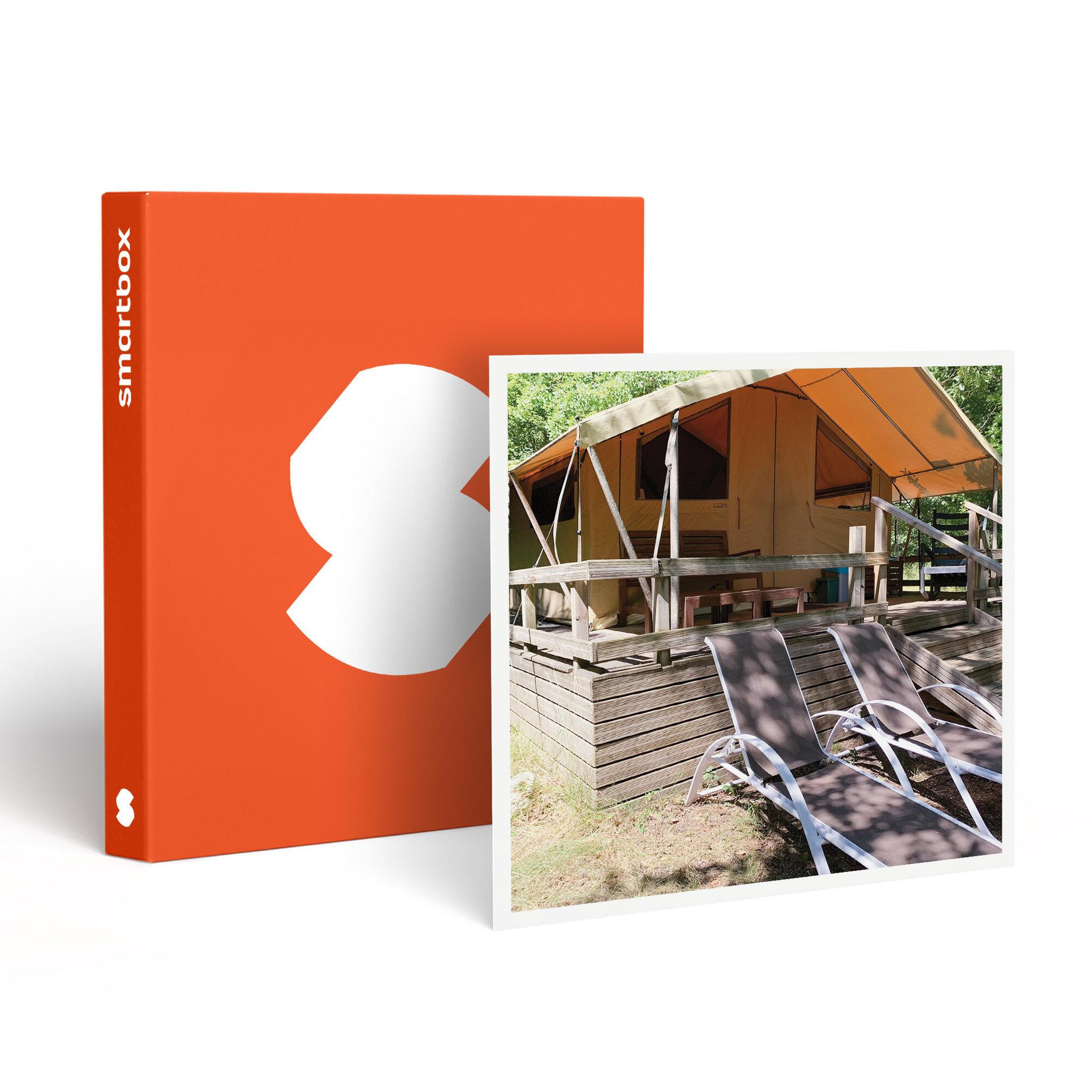 Smartbox Séjour insolite en famille : 3 jours en tente nature près d'auxerre - coffret cadeau séjour