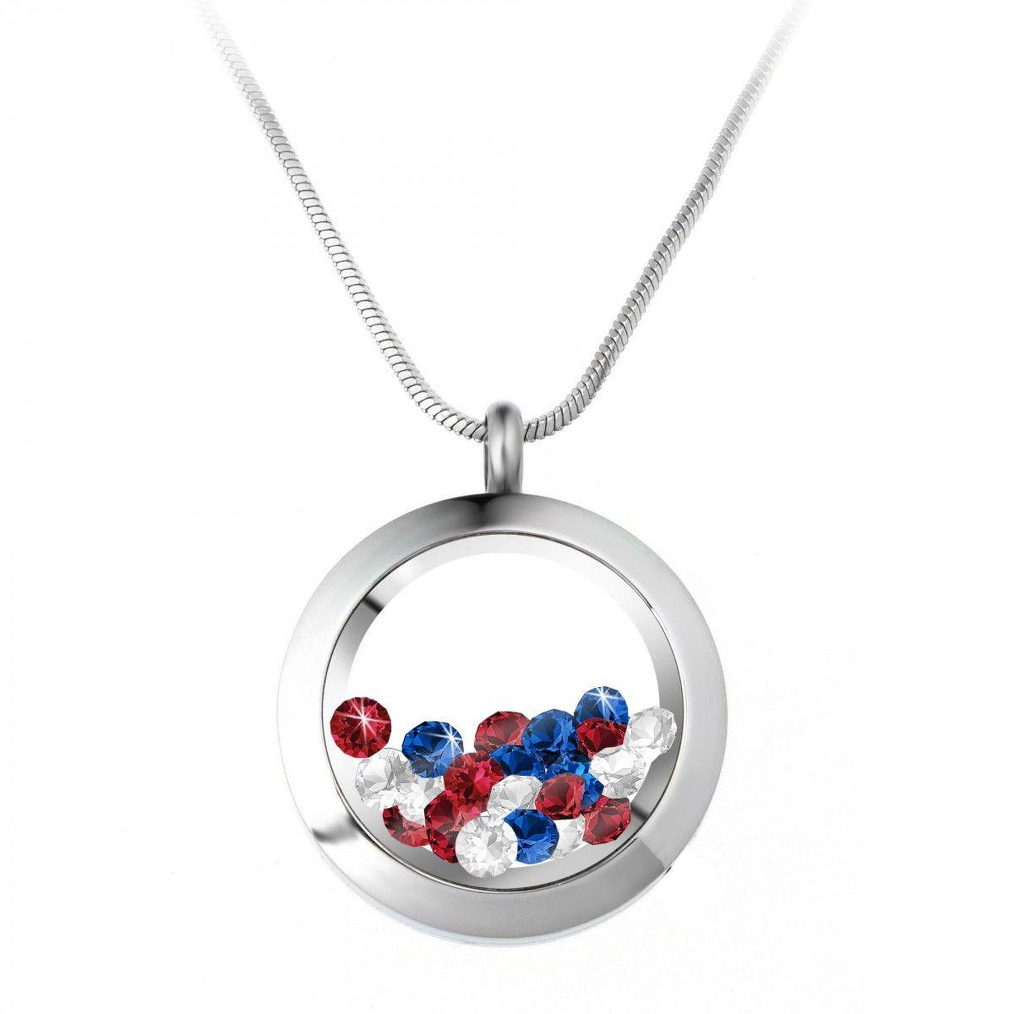SC CRYSTAL Collier orné SC Crystal de Cristaux scintillants