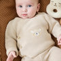 Voir la diapositive 5 : Petit Béguin Ensemble bébé gilet et pantalon en tricot Mini Rêve