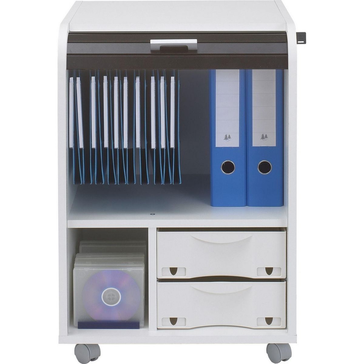 Caisson de bureau à rideau H69.2cm COLO