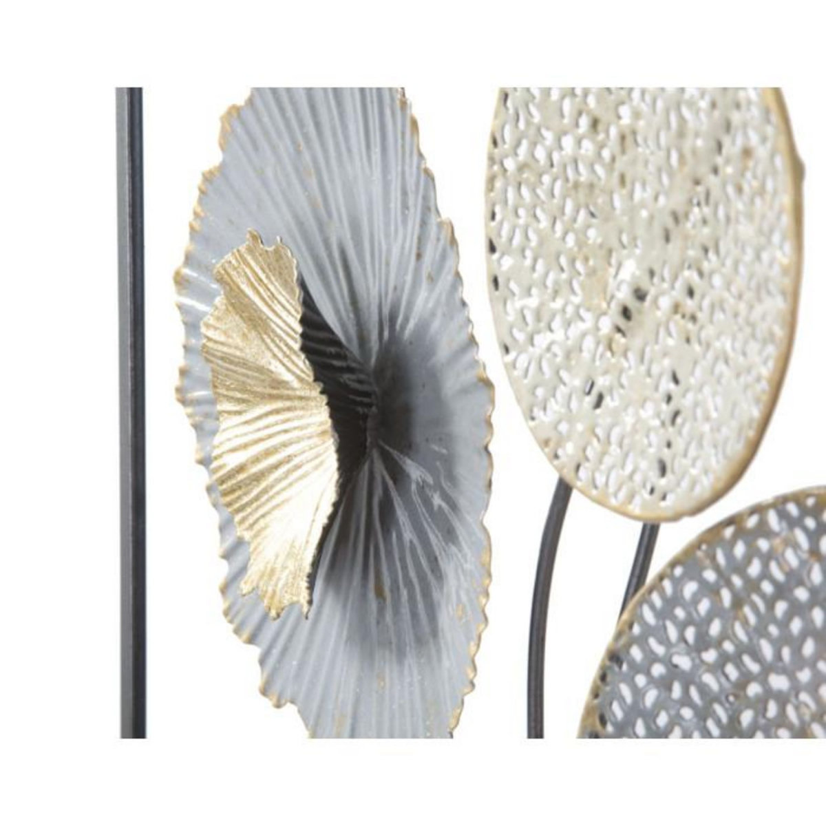 Paris Prix Décoration Murale Encadrée en Métal  Sqity  50cm Multicolore