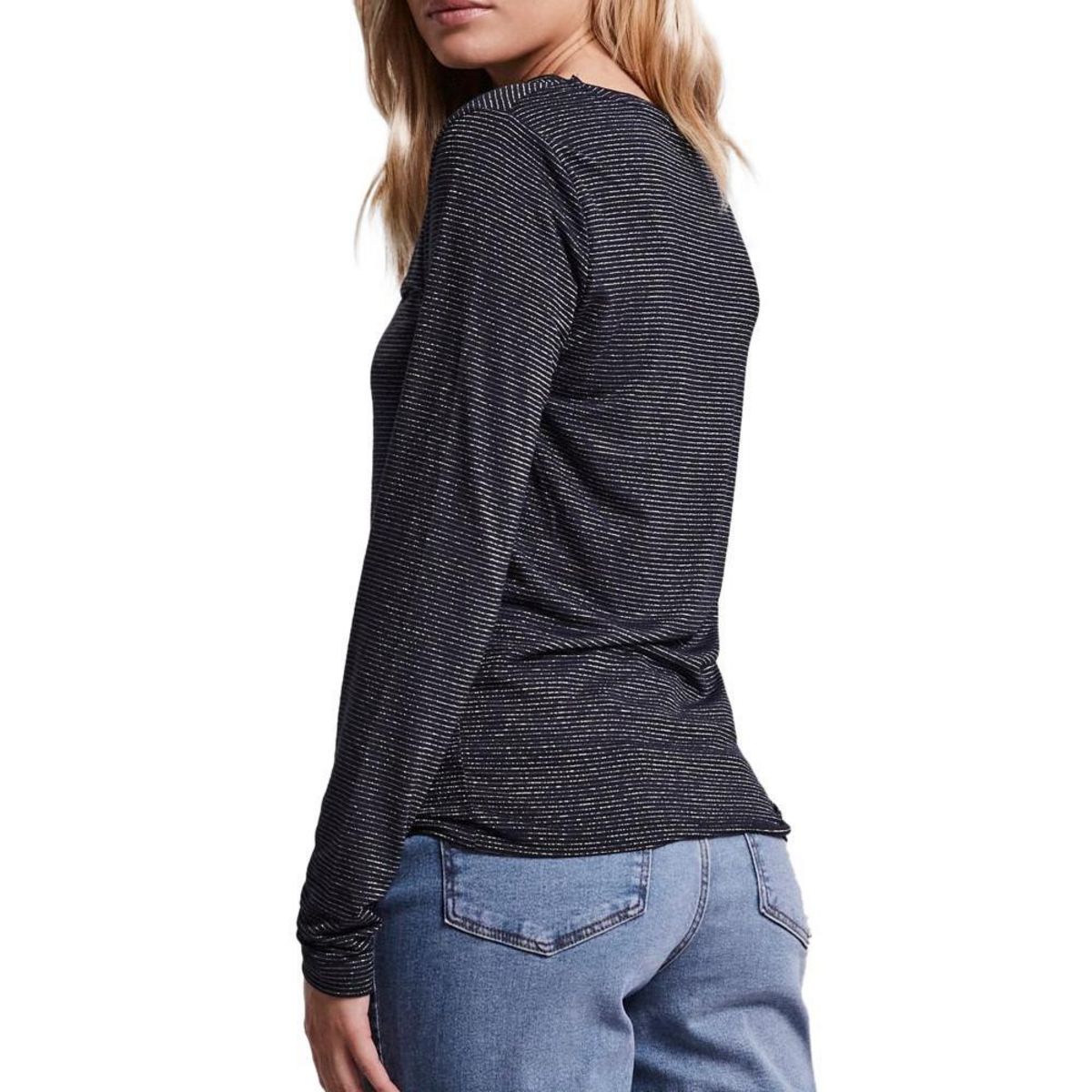 Pieces T-shirt  à rayures Femme Pieces Tamara