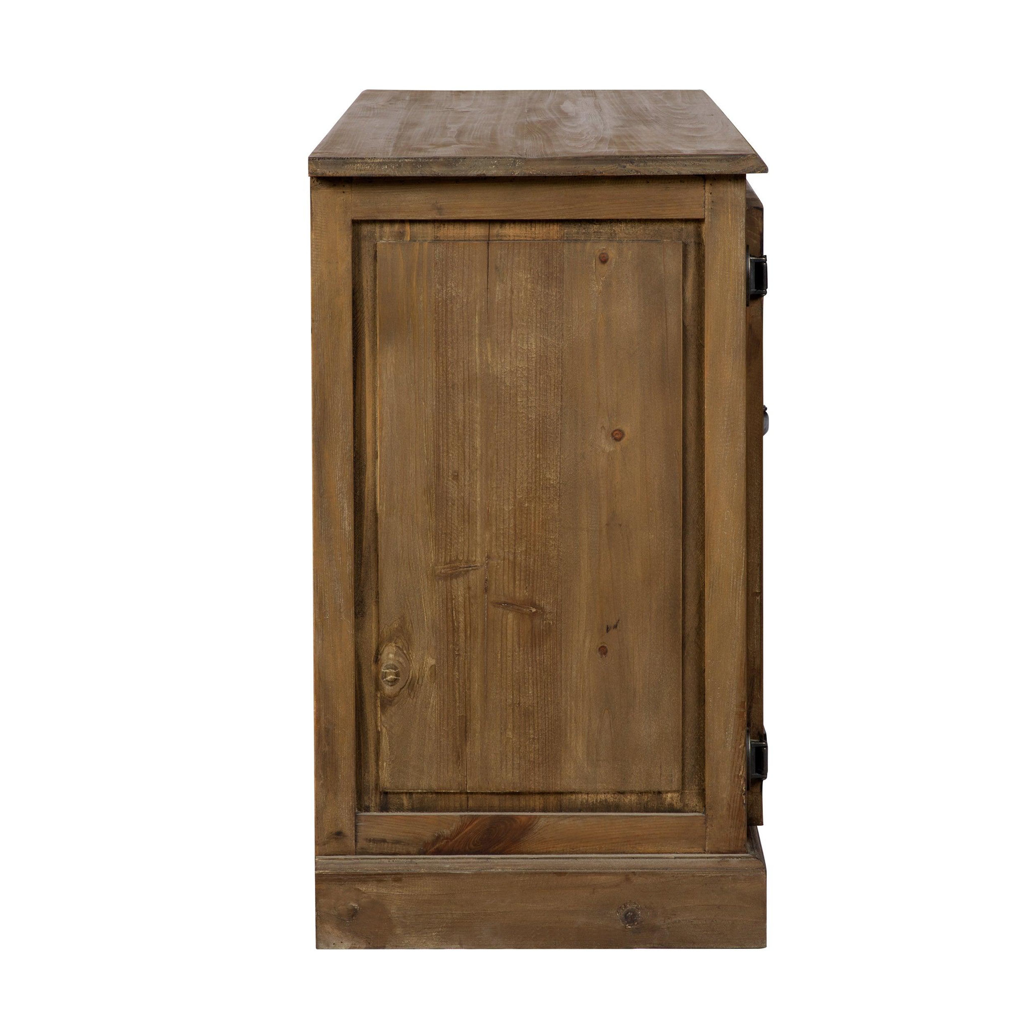 Voir la diapositive 3 : MAISON PAVANE Buffet en bois recyclé 2 portes-Ottawa