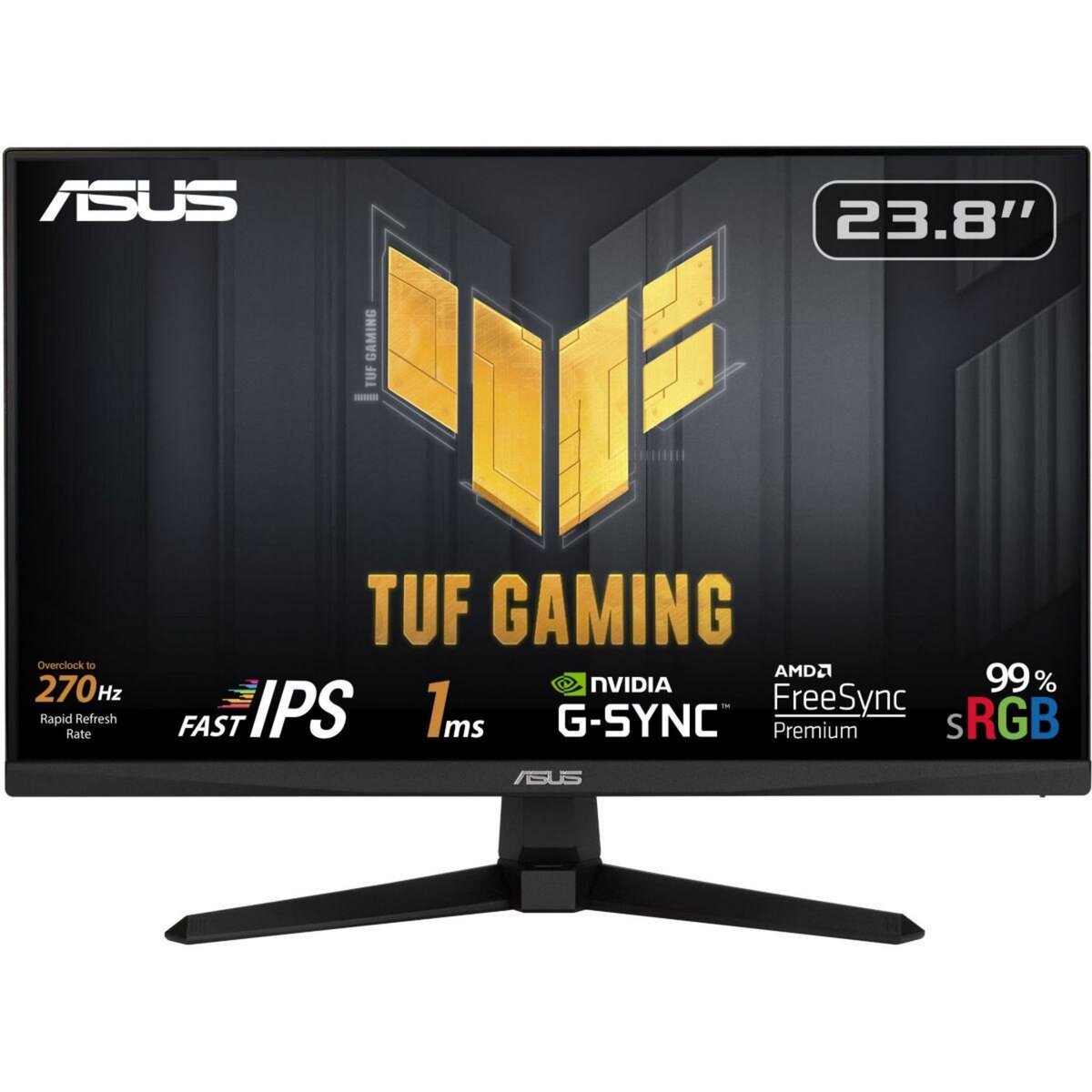 ASUS Ecran PC Gamer TUF VG249QM1A Plat 24'' IPS