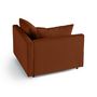 Voir la diapositive 4 : LISA DESIGN Edinburg - module d'assise d'angle droit - en velours côtelé