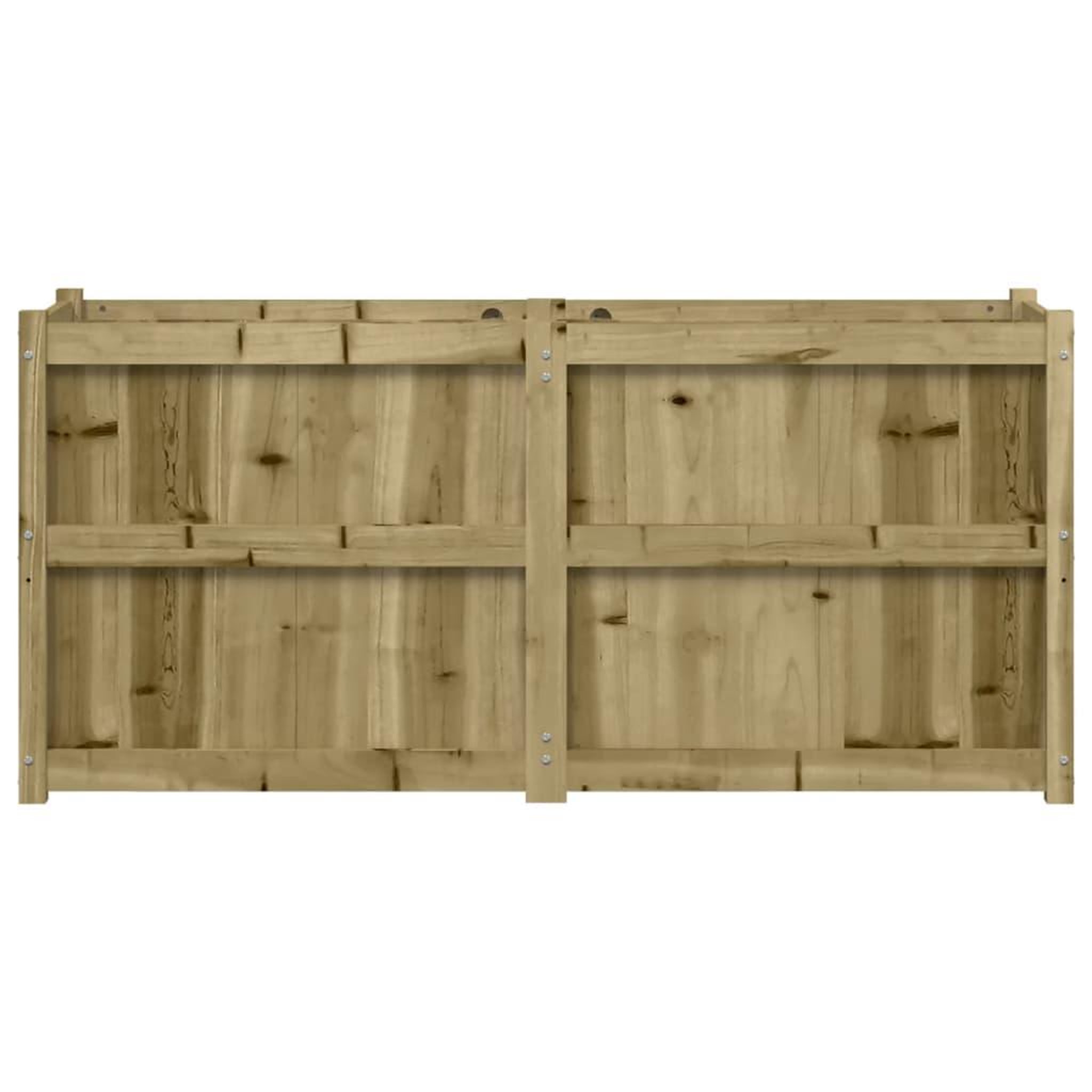 Voir la diapositive 5 : VIDAXL Jardiniere 150x50x70 cm bois de pin impregne