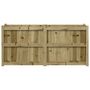 Voir la diapositive 5 : VIDAXL Jardiniere 150x50x70 cm bois de pin impregne