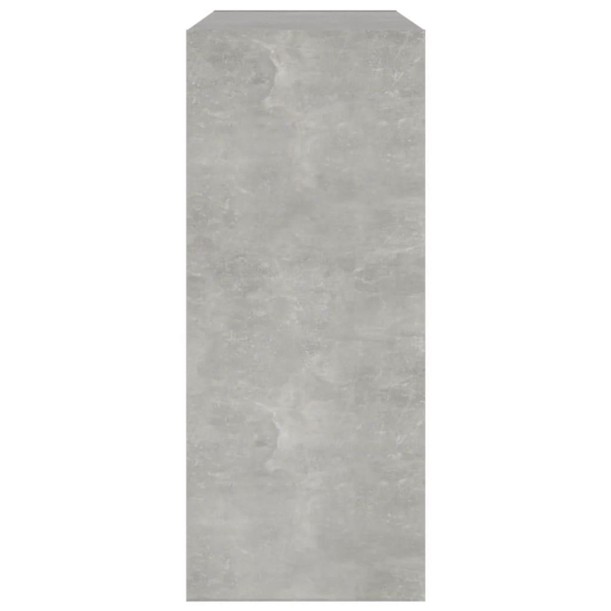 VIDAXL Bibliotheque/Separateur de piece Gris beton 80x30x72 cm