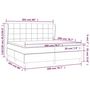 Voir la diapositive 6 : VIDAXL Sommier a lattes de lit avec matelas Marron fonce 200x200 cm