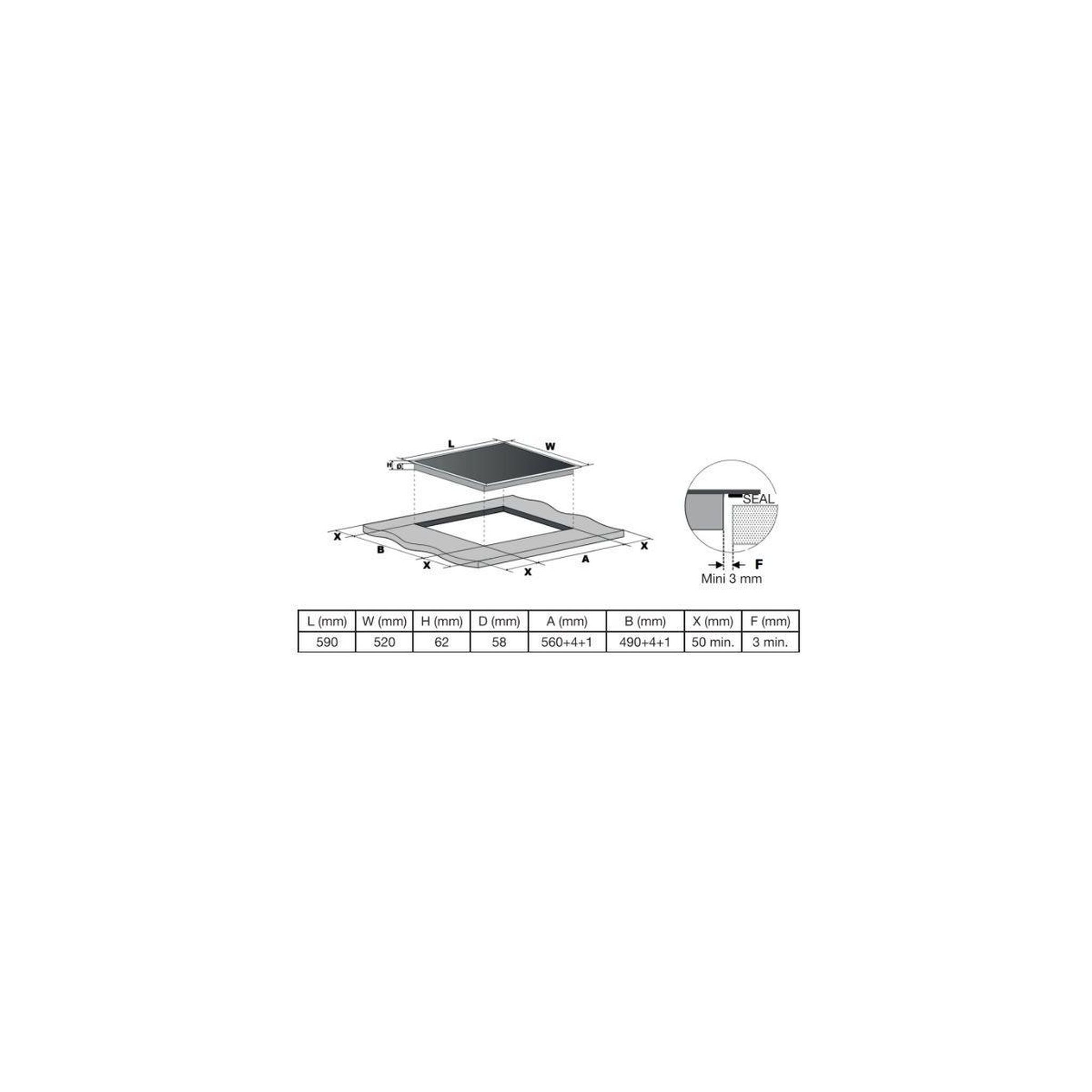 Voir la diapositive 4 : ESSENTIEL B Plaque induction eti42