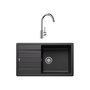 Voir la diapositive 1 : Blanco Pack évier anthracite et mitigeur chromé - 528436