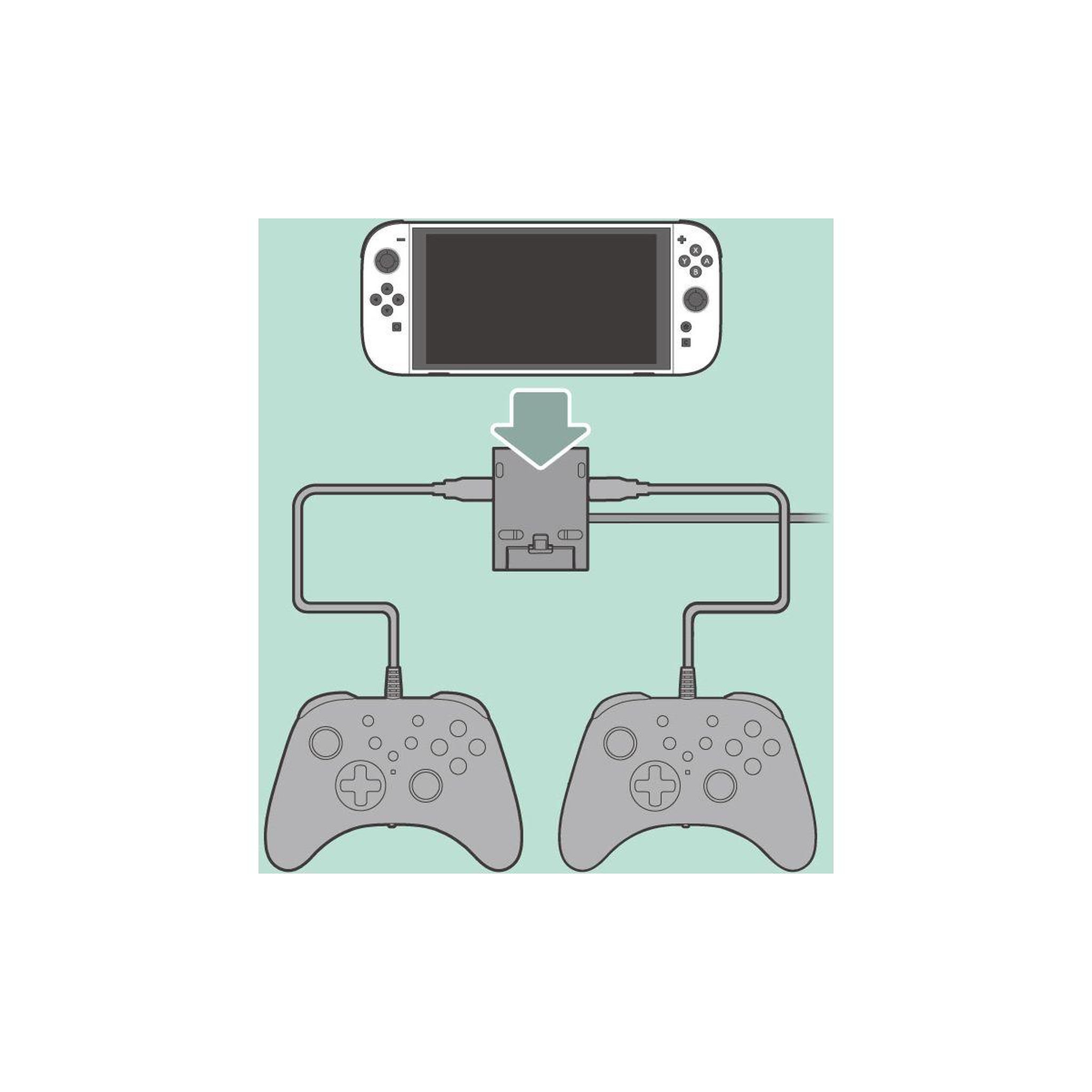 Voir la diapositive 4 : HORI Support console playstand à double usb nintendo switch 2