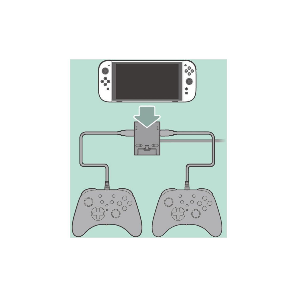 HORI Support console PlayStand à double USB Nintendo Switch 2