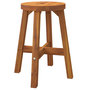 Voir la diapositive 2 : VIDAXL Tabouret Marron 38x38x45 cm Bois d'acacia solide