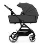 Voir la diapositive 5 : KINDERKRAFT Poussette 2 en 1 avec nacelle, roues anti-crevaison et accessoires