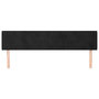 Voir la diapositive 3 : VIDAXL Tete de lit avec oreilles Noir 163x16x78/88 cm Velours