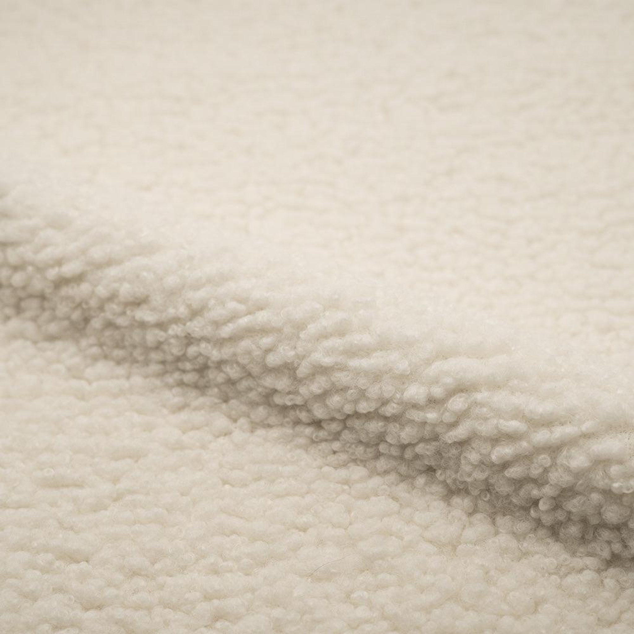 Voir la diapositive 3 : MAISON PAVANE Rocking-chair en tissu bouclé blanc-isola