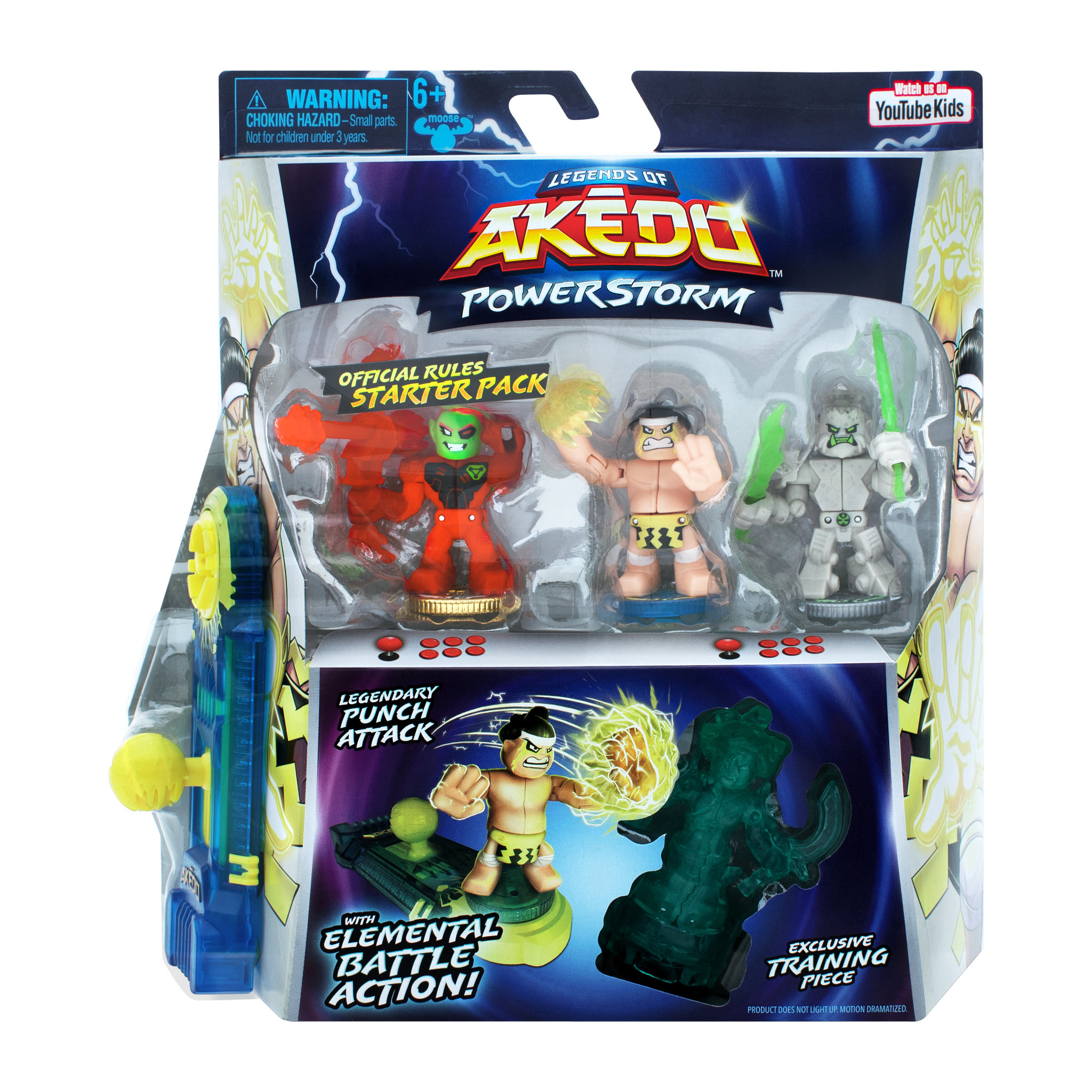 Voir la diapositive 1 : MOOSE TOYS Pack Entraînement Akedo PowerStorm Punch Attack