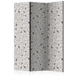 Paris Prix Paravent 3 Volets  Black Twigs  135x172cm