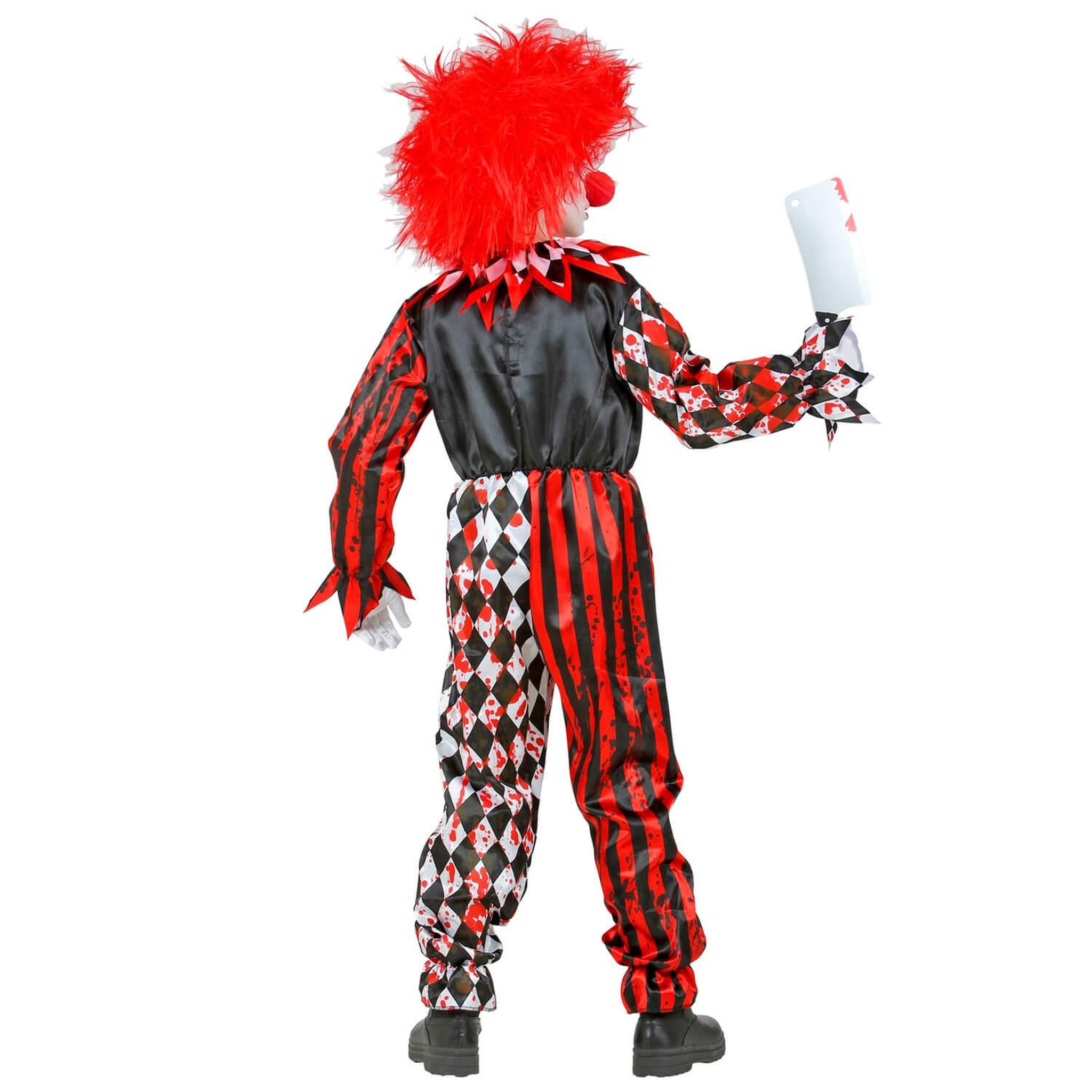 Voir la diapositive 4 : WIDMANN Déguisement clown de l'horreur - Garçon - 14/16 ans (156 à 174 cm)
