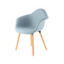 Voir la diapositive 2 : Paris Prix Lot de 2 Chaises Design  Winston  80cm Bleu