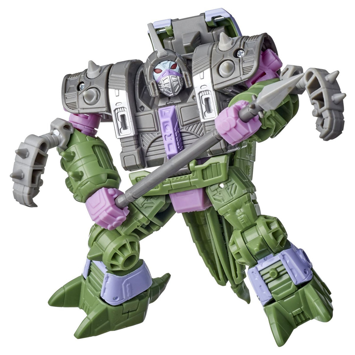 HASBRO Transformers Generations War For Cybertron - Robot Deluxe Quintesson Allicon - 14 cm - Jouet Transformable 2 en 1