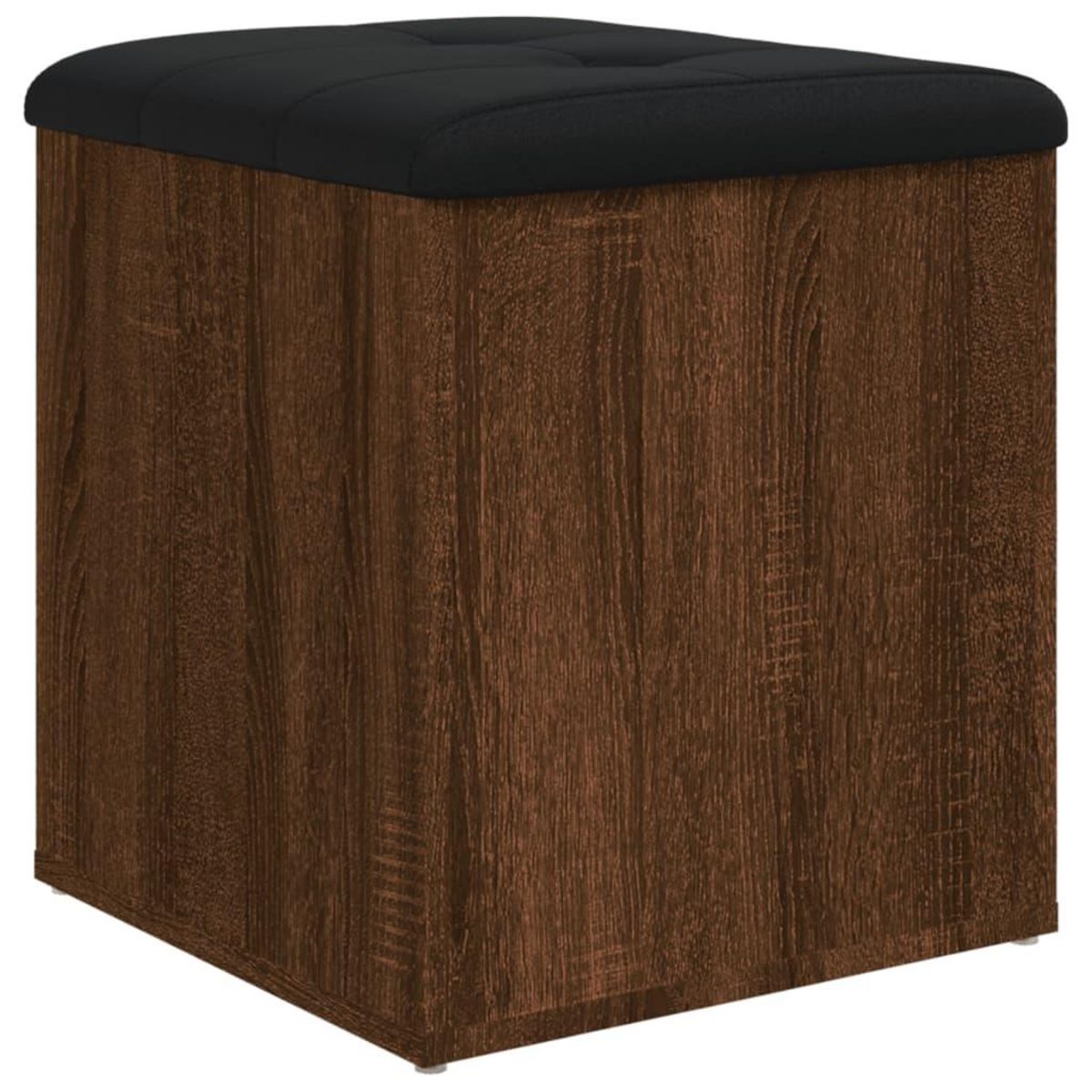 VIDAXL Banc de rangement chene marron 42x42x45 cm bois d'ingenierie