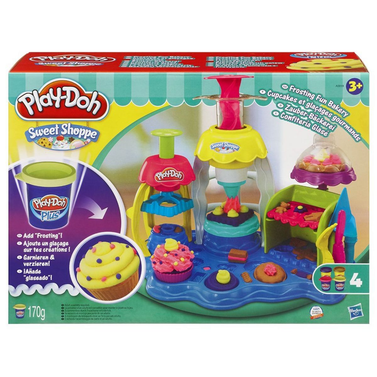 PLAY-DOH Cupcakes et glacages gourmands - Pâte à modeler
