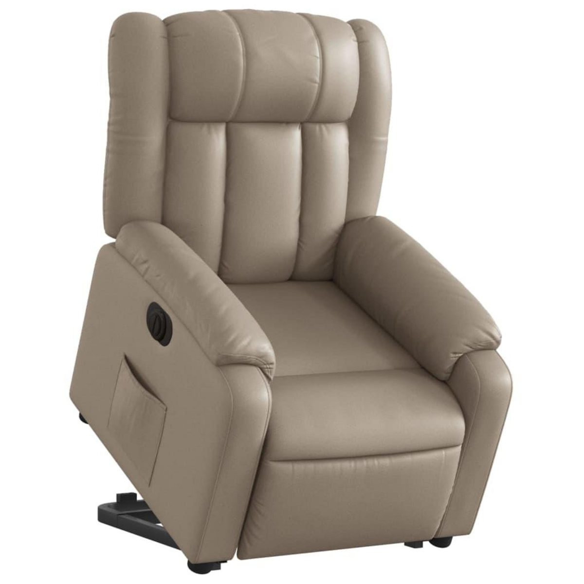 VIDAXL Fauteuil inclinable electrique cappuccino similicuir