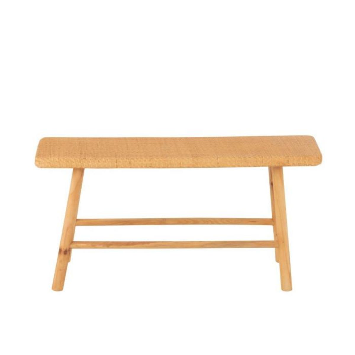 Paris Prix Banc Cannage en Rotin  Malinda  92cm Naturel