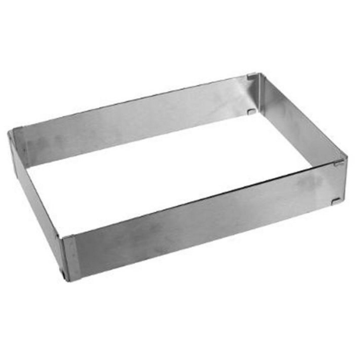 FIVE Cadre à Pâtisserie Rectangulaire Inox  Extensible  27cm Argent