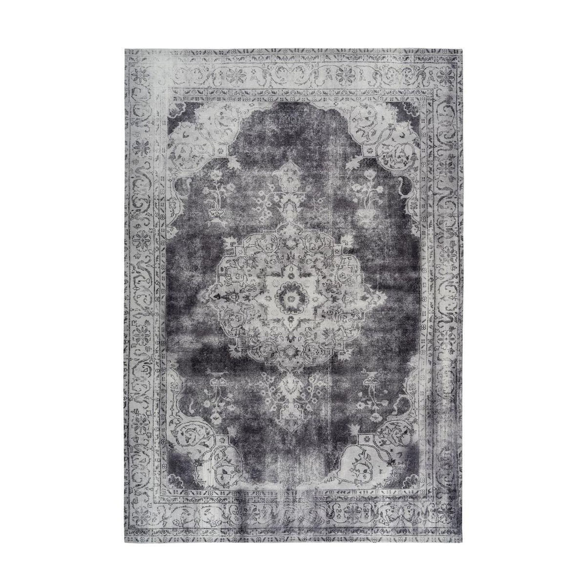 Paris Prix Tapis Imprimé Antique  Vintage  Gris