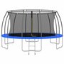 Voir la diapositive 2 : VIDAXL Ensemble de trampoline rond 488x90 cm 150 kg